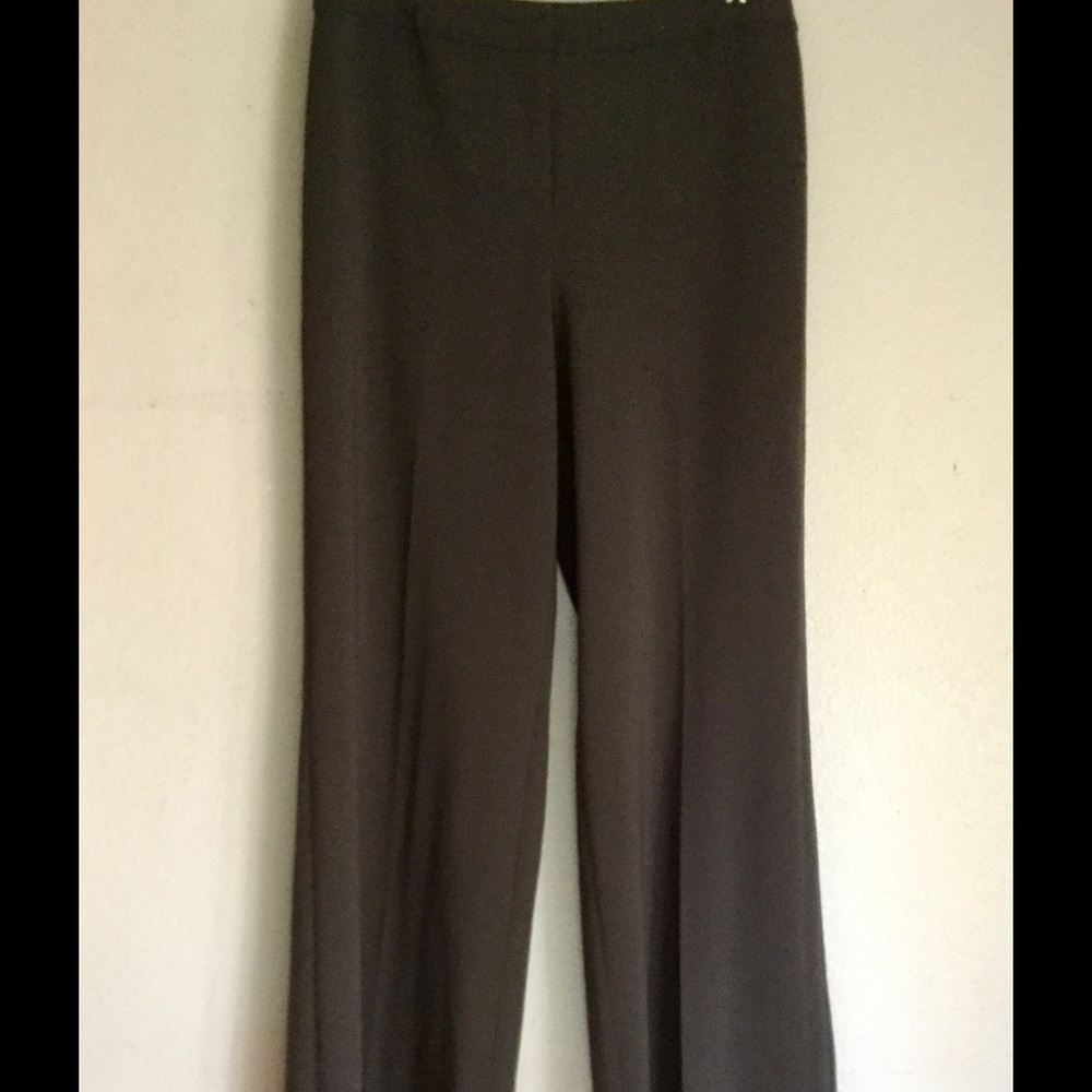 St. John Brown Wide Leg Pants